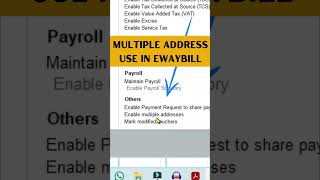 How to Use multiple address in tally prime  eway bill from dispatch from address  tallyprime [upl. by Eiramlatsyrc959]