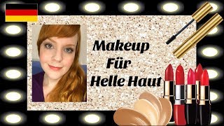 MakeupSchmink Tutorial für helle Haut [upl. by Philippa]