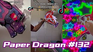 Dragon Puppet Crafts  Paper Dragon TikTok Compilation 132 [upl. by Gobert518]