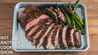 how to MARINATE and GRILL the PERFECT FLANK STEAK [upl. by Utir]