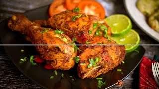 Indian Style Spicy Oven Baked Chicken  Kothamally [upl. by Ainej]