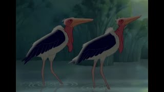 The Lion King Marabou Stork Screen Time [upl. by Llenehc722]