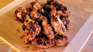 Grilled Chicken Wings on the Grill [upl. by Ymme]