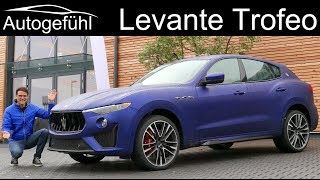 Maserati Levante Trofeo V8 FULL REVIEW  Autogefühl [upl. by Tiphany]