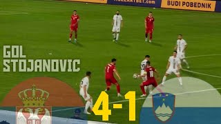 SrbijaSlovenija 41 GOL PETAR STOJANOVIC  Fudbal Liga Nacija 2022 [upl. by Winsor]