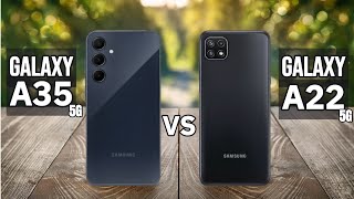 Samsung Galaxy A22 5g Vs A35 5g Comparison Of Specs Features And Performance [upl. by Leidag]