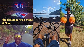 VLOG  First NY Rangers Hockey Game Fall Vibes amp more [upl. by Attolrac]