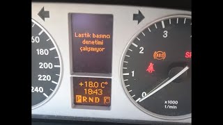 Mercedes Benz B150 Lastik basınç sensörünü aktifleştirmek [upl. by Dijam]