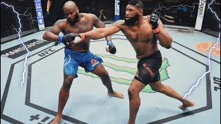 Derrick Lewis vs Curtis Blaydes knockout must watch [upl. by Lalage]