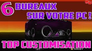 6 BUREAUX SUR VOTRE PC   TOP CUSTOMISATION  deskspace [upl. by Braden]