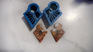 Making earrings with Polyclayplays new cutterstamper [upl. by Abramson]