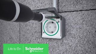 Eenvoudig een buitenstopcontact aanleggen  Mureva Styl  Schneider Electric [upl. by Lammond]