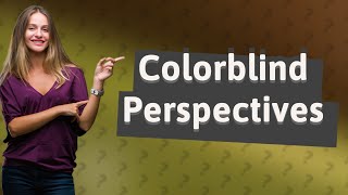 What do colorblind people see [upl. by Ratep]