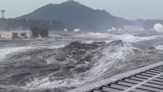 2011 Japan Tsunami  Kesennuma City Fish Market Full Footage [upl. by Vasileior]