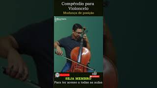 SHORT Violoncelo  Mudança de Posição com Mibemol Maior 3 bemóis [upl. by Saenihp]