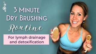 3 Minute Dry Brushing Routine [upl. by Darrelle]