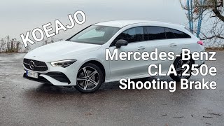 Koeajossa MercedesBenz CLA250e Shooting Brake  Faceliftillä ylellisemmäksi [upl. by Aicnelav]