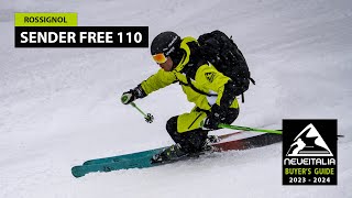 Rossignol Sender Free 110  NeveItalia  Ski Test  20232024 [upl. by Ingeberg906]