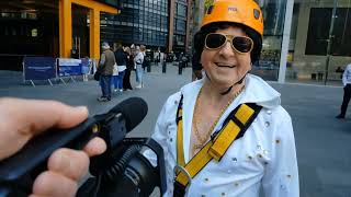 Brian Bissell abseils the Leadenhall Building aka The Cheese Grater [upl. by Vladimir]