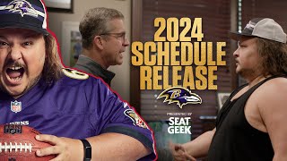 Baltimore Ravens Official 2024 Schedule Release Video Featuring Stavvy [upl. by Anemolif]