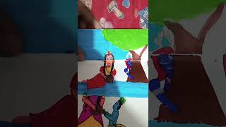 Sorboto Mongolo Radhe song in paper folding art  part 1  shorts pleasesubscribe [upl. by Nayar]