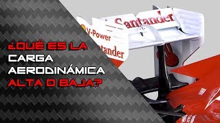 La CARGA AERODINÁMICA o DOWNFORCE en la F1 ¿Qué es y para qué sirve  Diccionario 📖 de FÓRMULA 1 [upl. by Valeta]