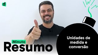 Unidades de medida e conversão  Física  MINUTO RESUMO [upl. by Enelyam]