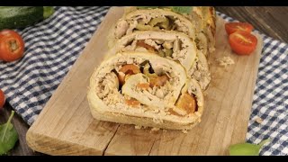 Quick zucchini and tuna roll a great recipe for a tasty dinner [upl. by Butterfield]