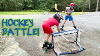 Epic Street Hockey Battle [upl. by Ilario162]