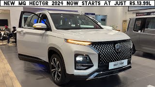 New MG Hector Facelift 2024 🔥 Now starts at just Rs 1399L  Best Diesel SUV  Drive Review [upl. by Hannaoj]