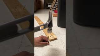 Carpentry Hack nails splitting wood tip [upl. by Oidiple209]