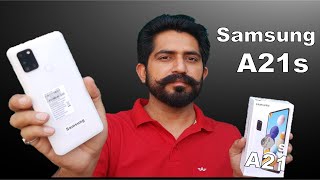 Samsung Galaxy A21s unboxing amp First Look  White Colour [upl. by Avehsile]