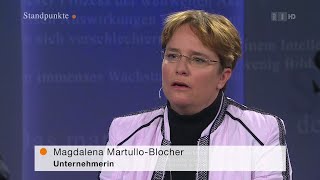 Magdalena MartulloBlocher  BaslerZeitung Standpunkte April 2016 [upl. by Asoral380]