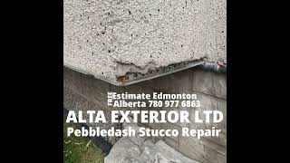 Pebbledash Stucco Repair [upl. by Araic]