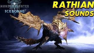 Monster Hunter World Iceborne  Rathian Sounds [upl. by Calder437]