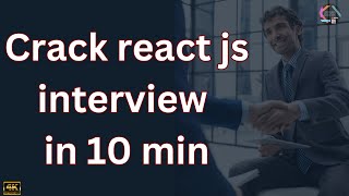 Crack React Js Interview  It was never this easy [upl. by Dyann]