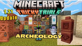 Minecraft Archeology minecraft minecraftarchitecture redstonecreations minecraftpe [upl. by Hainahpez]