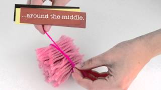 How To Make A Quick amp Fast Wool Pom Pom  the littlecraftybugs company [upl. by Enybor380]