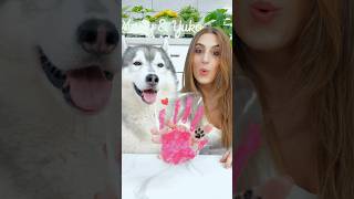 Come CREARE un PORTACHIAVI con le IMPRONTE😍🔐😯🐾 tutorial pets cane cani creative [upl. by Sivie223]