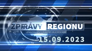 ZPRÁVY REGIONU 15 09 2023 [upl. by Atinahs]