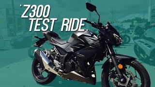 KAWASAKI Z300 test ride  First impression test ride [upl. by Frederique]