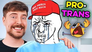 Transphobes REALLY MAD With MrBeast [upl. by Adnole614]