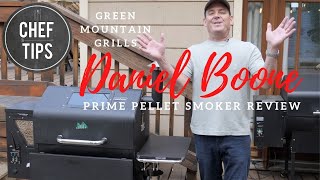 Green Mountain Grills Daniel Boone Review  Prime WiFi Pellet Grill 2020 [upl. by Ewold]