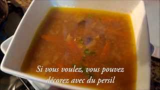 Soupe aux légumes et au poulet Soupe chinoise à ma façon [upl. by Naggem]