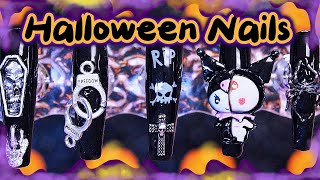 🎃Halloween Nails Sanrio🎃 Pt 9 [upl. by Refinne]