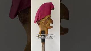 100 YEAR OLD CARVED JESTERS MAROTTE WITH AN INTERESTING STORY… [upl. by Holloway]