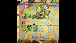 PvZ 2  Dust Lobber Plant Team Vs Mega Gatling Pea Plant Team Vs Egypt Gargantuar Team shorts [upl. by Ginnifer]