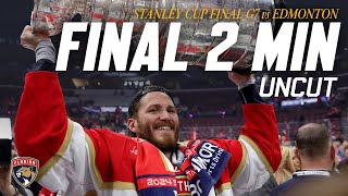 FINAL 2 MIN UNCUT Panthers Claim Stanley Cup Championship [upl. by Nosnorb183]