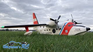 Maiden Flight  HobbyKing Avios Albatross HU16 V2 US Coast Guard Flying Boat [upl. by Thorn]