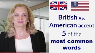 British vs American Accent  Differences  5 Most Common Words  Accurate English [upl. by Linell]